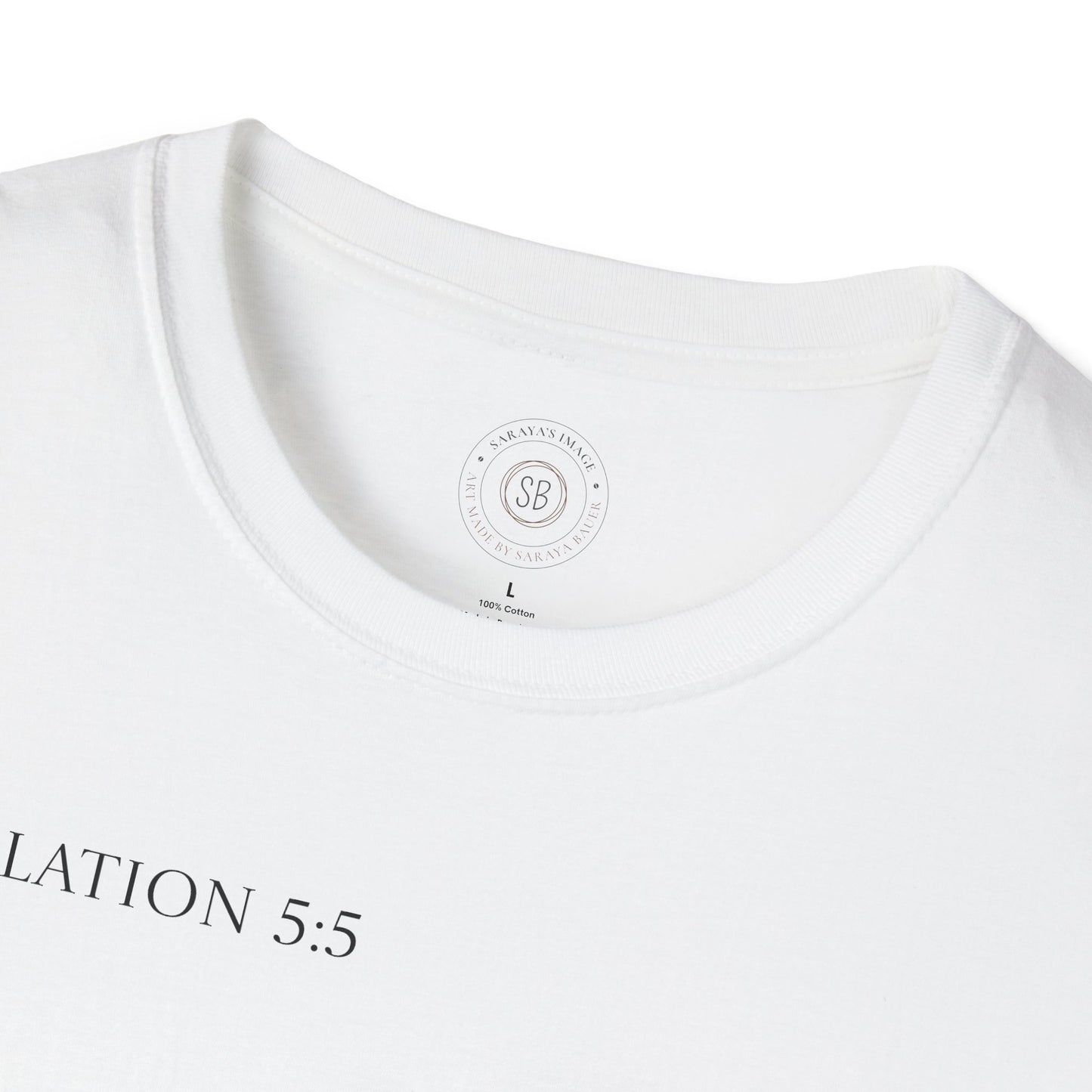 Unisex Softstyle T-Shirt - Revelation 5:5 & Lion of Judah Design