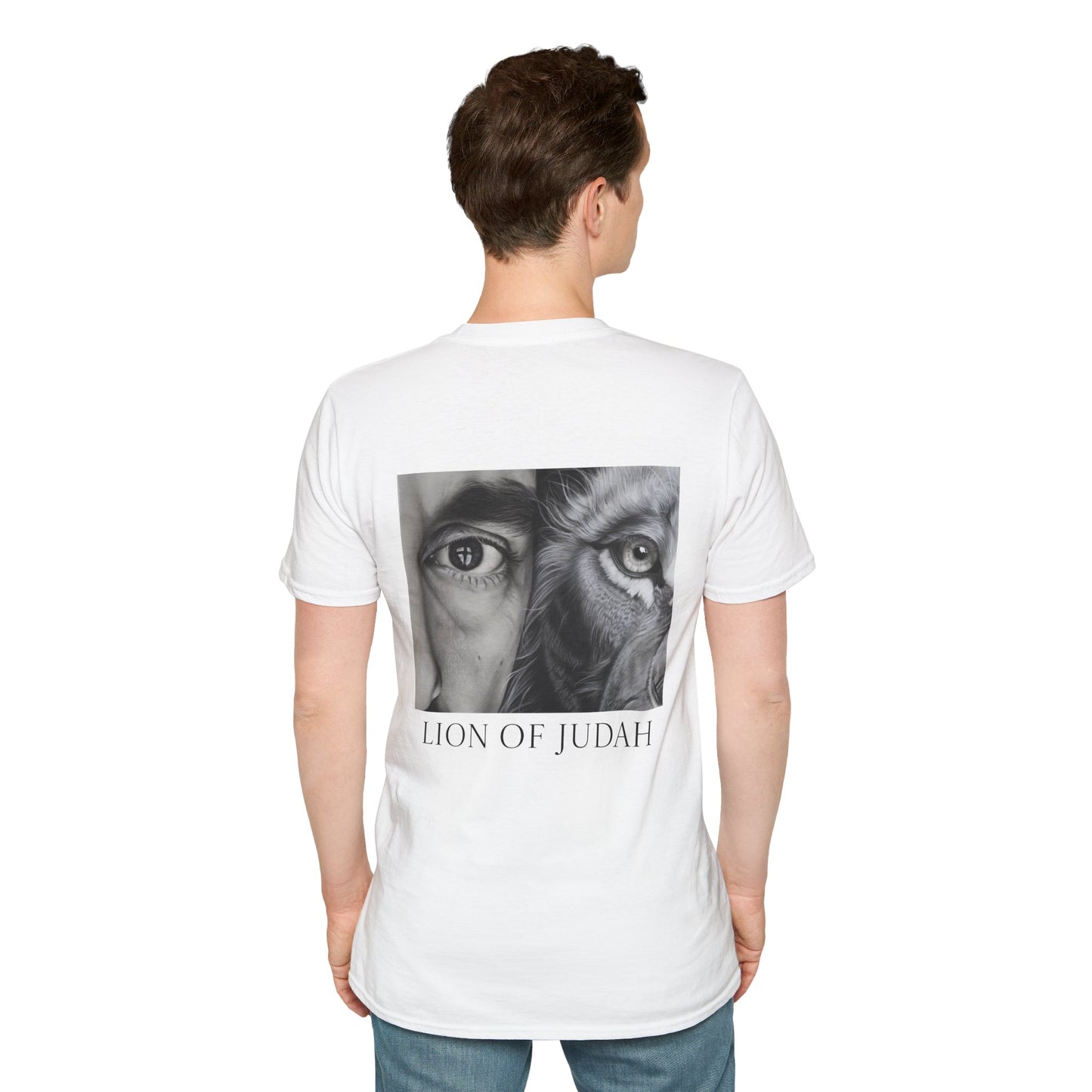 Unisex Softstyle T-Shirt - Revelation 5:5 & Lion of Judah Design