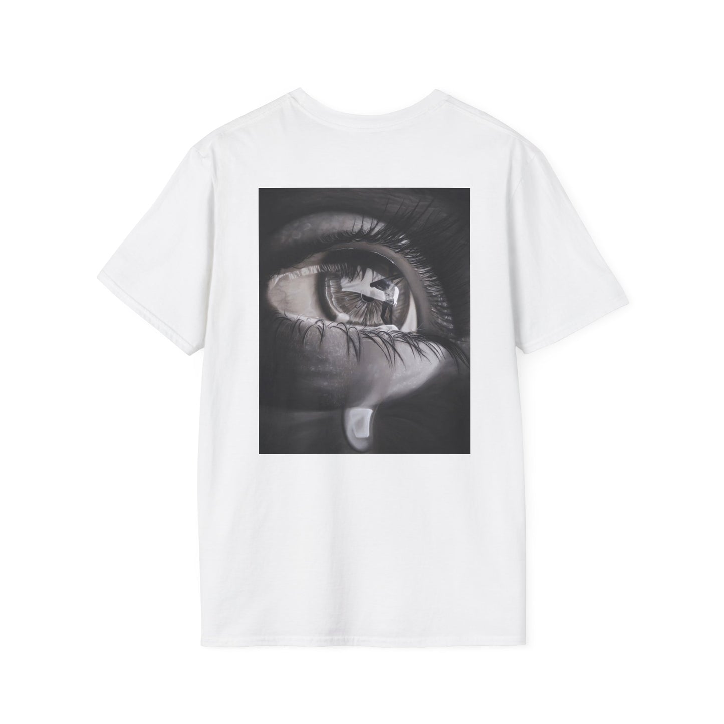 Unisex Soft-style T-Shirt - Isaiah 53:5 & Mary's Pain Design