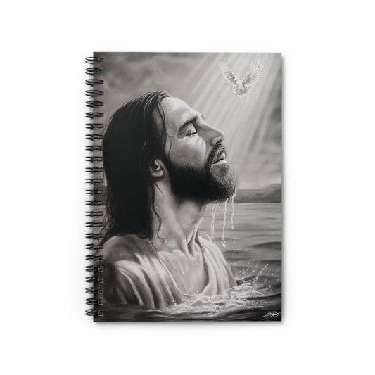 Inspirational Spiral Notebook - Ruled Line, Faith Journal, Christian Notebook, Gift for Believers, Spiritual Writing